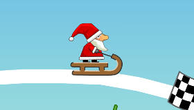 Jeu de glisse avec le Père Noël gratuit - Jeux 2 Filles